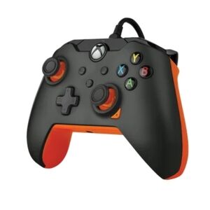 PdP Xbox Neon Atomic Black/Orange Wired Gaming Controller